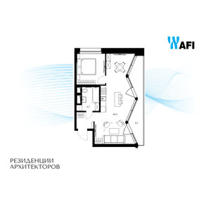 Квартира 58,1 м², 2-комнатные - изображение 1