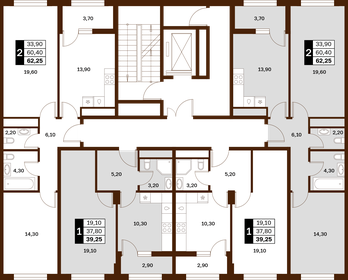 Квартира 39,3 м², 1-комнатная - изображение 2