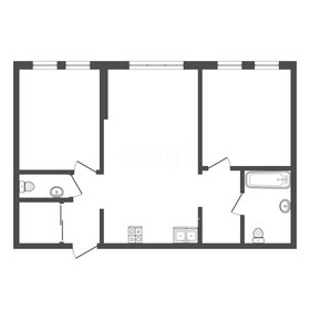 Квартира 56,4 м², 2-комнатная - изображение 1