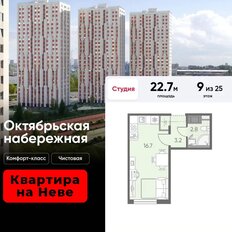 Квартира 22,7 м², студия - изображение 5