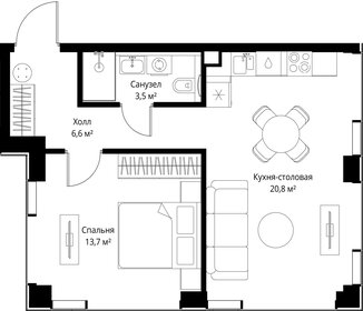Квартира 57,6 м², 2-комнатная - изображение 2