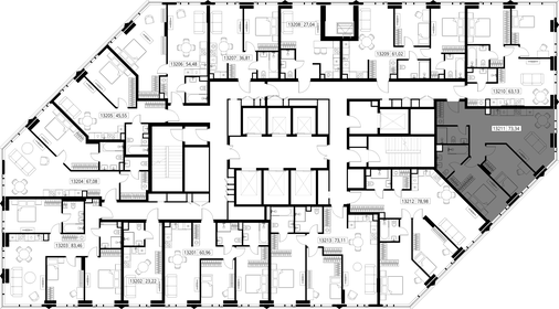 Квартира 73,6 м², 2-комнатная - изображение 3
