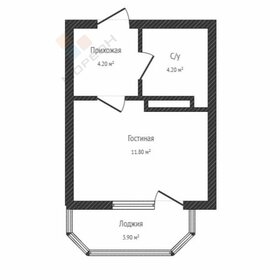 Квартира 20,2 м², студия - изображение 1