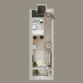 Квартира 29,7 м², студия - изображение 1