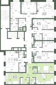 Квартира 62,7 м², 2-комнатная - изображение 2