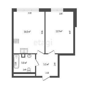Квартира 40 м², 1-комнатная - изображение 1
