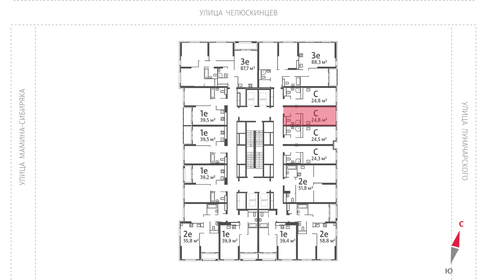 Квартира 24,8 м², студия - изображение 3