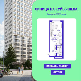 Квартира 23,8 м², студия - изображение 1