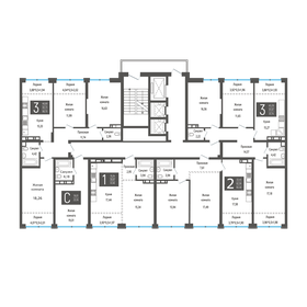 Квартира 87,3 м², 3-комнатная - изображение 2