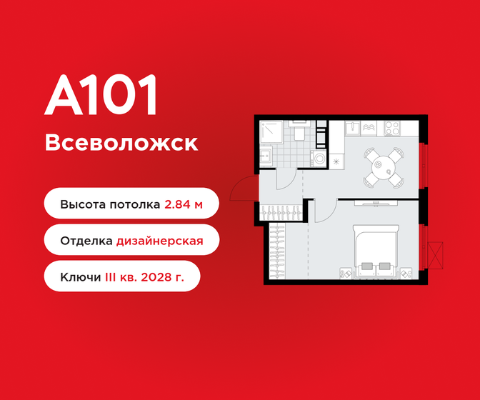 35,6 м², 1-комнатная квартира 5 207 000 ₽ - изображение 37