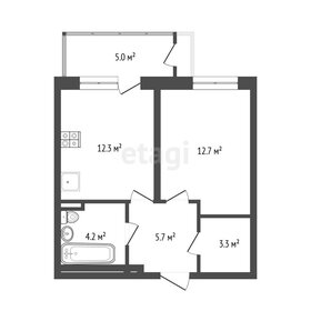 Квартира 42,8 м², 1-комнатная - изображение 1