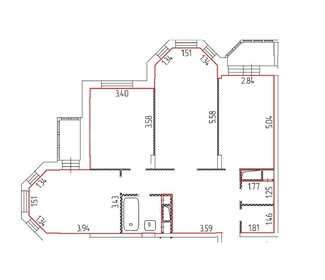 Квартира 92 м², 3-комнатная - изображение 1