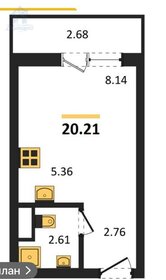 Квартира 20,6 м², студия - изображение 1