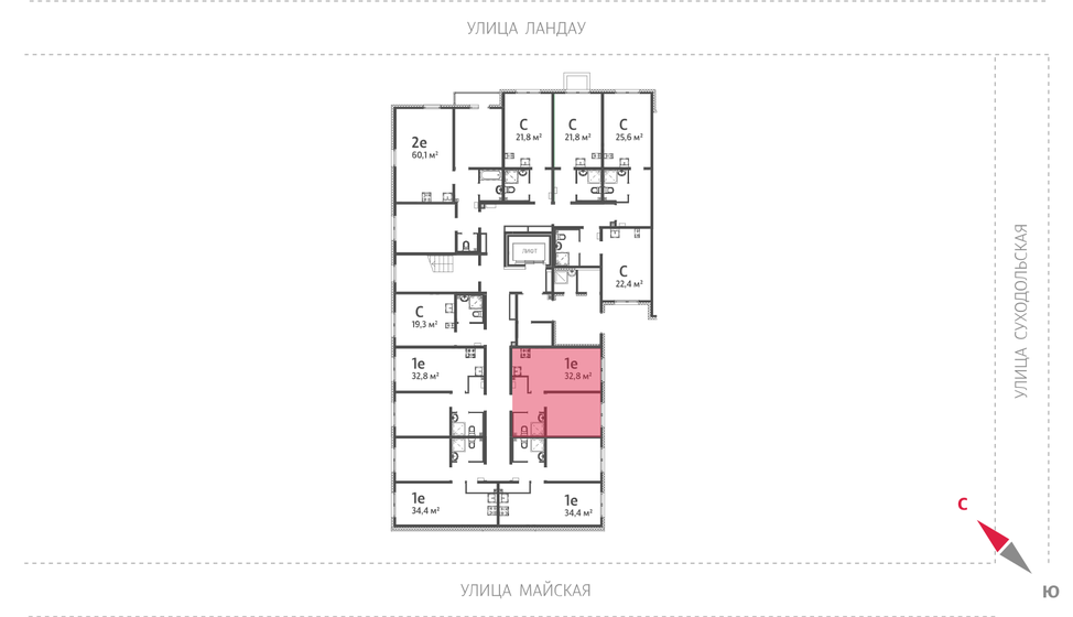 34,8 м², 1-комнатная квартира 4 838 694 ₽ - изображение 45