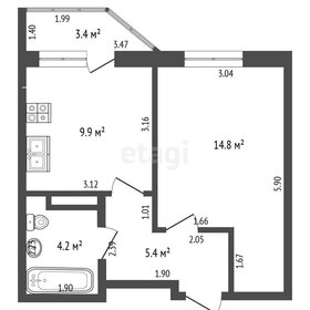 Квартира 37 м², 1-комнатная - изображение 1