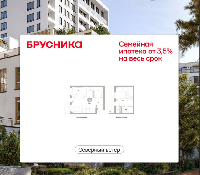 50 м², 2-комнатная квартира 10 000 000 ₽ - изображение 95