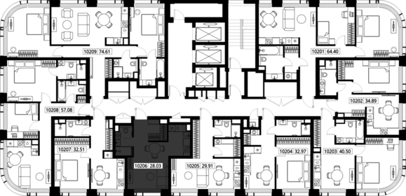Квартира 28 м², студия - изображение 2