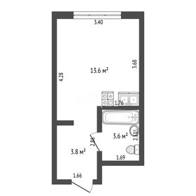 Квартира 21 м², студия - изображение 1