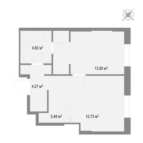 Квартира 40,9 м², 1-комнатная - изображение 2