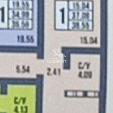 Квартира 38,6 м², 1-комнатная - изображение 3