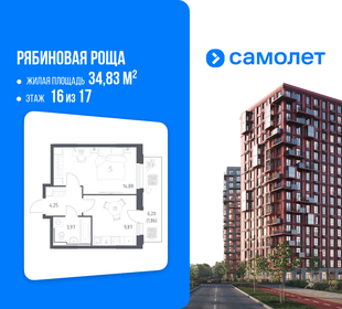 Квартира 34,8 м², 1-комнатная - изображение 1
