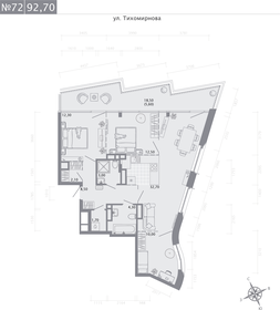 Квартира 92,7 м², 3-комнатная - изображение 1