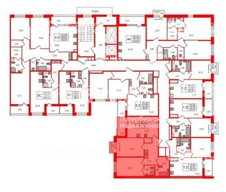 Квартира 58,7 м², 2-комнатная - изображение 1