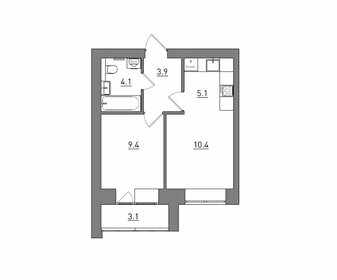 Квартира 36 м², 2-комнатная - изображение 2
