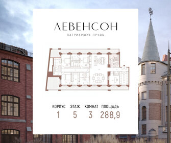 Квартира 288,9 м², 3-комнатная - изображение 1