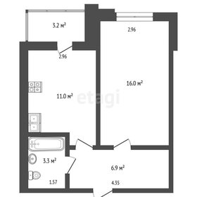 Квартира 40,4 м², 1-комнатная - изображение 1