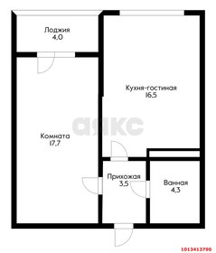 Квартира 42 м², 1-комнатная - изображение 1