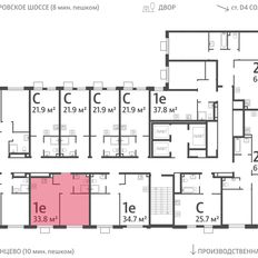 Квартира 33,8 м², 1-комнатная - изображение 2