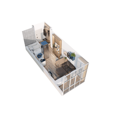 Квартира 19,8 м², студия - изображение 2