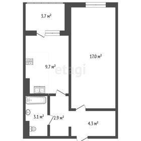 Квартира 37,1 м², 1-комнатная - изображение 1