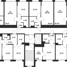 Квартира 27,6 м², 1-комнатная - изображение 3