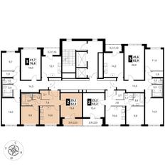 Квартира 52,4 м², 2-комнатная - изображение 4
