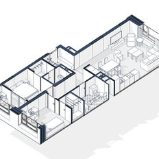 Квартира 86,7 м², 2-комнатная - изображение 4