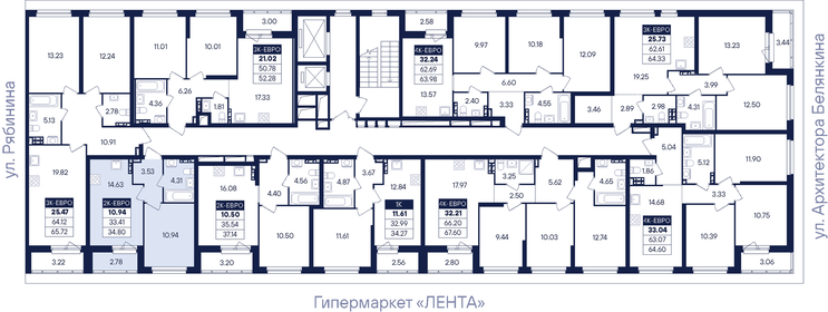 Квартира 34,8 м², 1-комнатная - изображение 3
