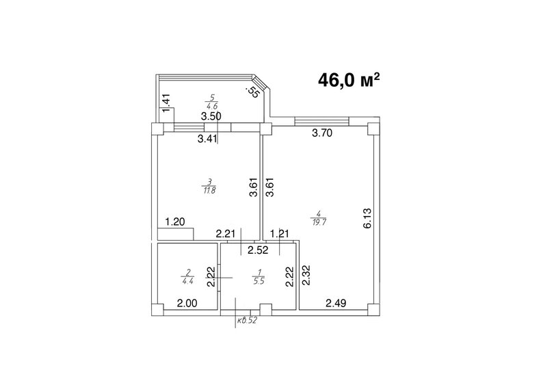 40,5 м², 1-комнатная квартира 4 850 000 ₽ - изображение 68