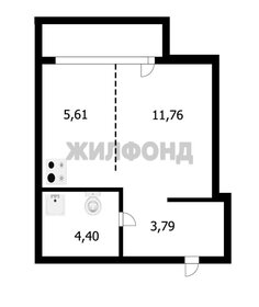 Квартира 25,5 м², 1-комнатная - изображение 1