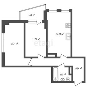 Квартира 58,8 м², 2-комнатная - изображение 1