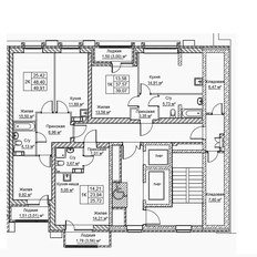 Квартира 25,7 м², 1-комнатная - изображение 2