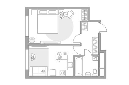 Квартира 36,3 м², 1-комнатная - изображение 1