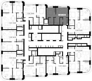 Квартира 36,5 м², 1-комнатная - изображение 3