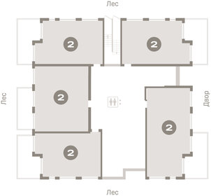 Квартира 81,8 м², 2-комнатная - изображение 2