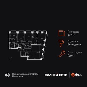 Квартира 137,9 м², 5-комнатная - изображение 1