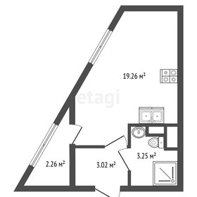Квартира 25,2 м², студия - изображение 1