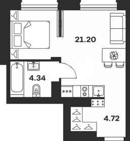 Квартира 30,3 м², 1-комнатная - изображение 1