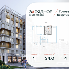 Квартира 34 м², студия - изображение 2