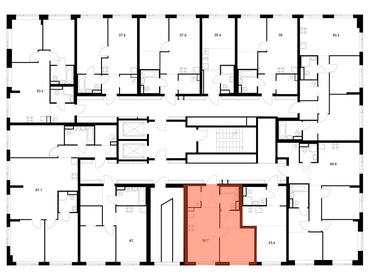 Квартира 36,6 м², 1-комнатная - изображение 2